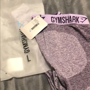 NWT GYMSHARK FLEX DARK PURPLE L